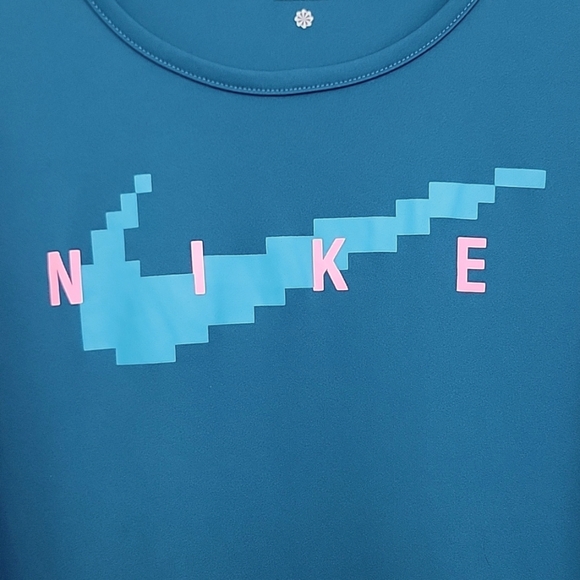 Nike Swim Dri-Fit Blue Cover Up Long Tank Top M - Picture 4 of 13